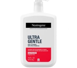 Ultra Gentle Daily Cleanser with Pro-Vitamin B5 for Acne-Prone Skin bottle